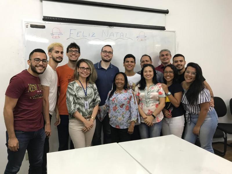 foto da confraternização do laboratório 2019